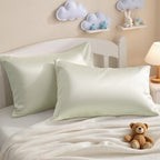 Toddler Pillows with Pillowcases Set (Ivory (Cotton) / 13x18 Inch (Pack of 2))