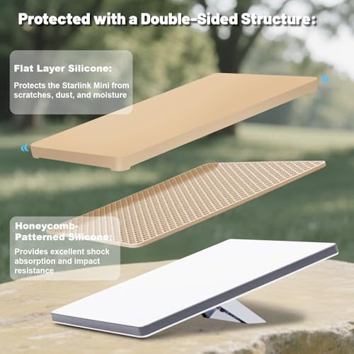 Starlink Mini Protective Cover Case (khaki)