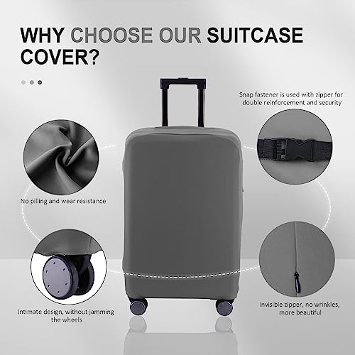 Travel Luggage Cover (Slate Gray / 22-23inch)