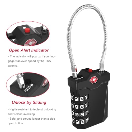 Travel Locks TSA Approved (2p Pink)