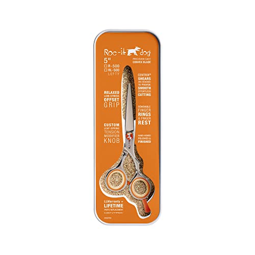 Centrix Roc It Dog R 500 5” Professional Stylist Barber Hair Shears for Cutting (5 Inch (Pack of 1))