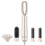 5-in-1 Hair Dryer Brush Set, 1200W, Lightweight, ALCI Safety, Tourmaline Technology, Champagne Gold (Champagne Gold) (Champagne Gold)