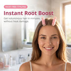 4PCS Pink Hair Rollers with Clip Volumizing Hair Root Clips Bangs Curler DIY Styling Accessories Tool Portable Volume Clip Self Grip Volume Hair Root