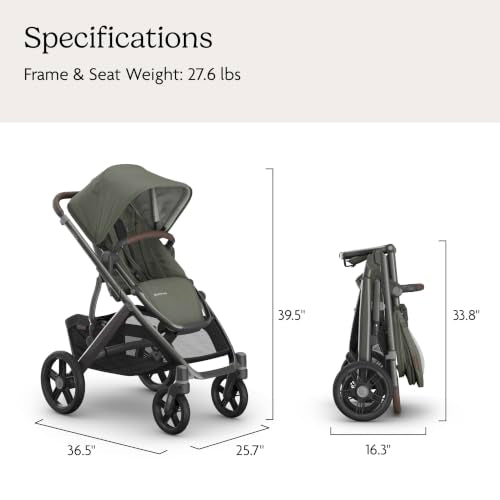 Vista V3 Convertible Single (Vista V3 Stroller / Evelyn ( Meadow Green))