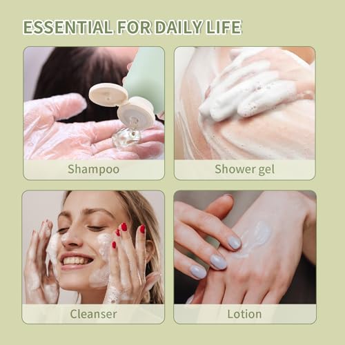 Empty Shampoo Bottles 6.7oz (200ml-4 / Green)