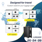 Travel Vacuum Bags for Luggage with Portable Electric Pump (16 Combo)