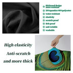 Luggage Cover Suitcase Protector + Luggage Tag (Vibrant Peacock Feather / XL)