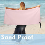 Microfiber Travel Towel (Pink / XXL:40"×72")