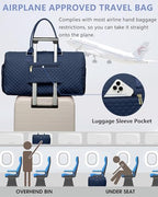 Women Weekender Travel Duffle Bag (05-Blue / X-Large)