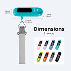 Digital Luggage Scale for Travel (Malachite Blue)