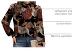 Fall Outfits for Women 2026 Long Sleeve Shirts Early Womens Fall Fashion 2026 Must Haves Womens Tops for Teachers School Outfits Winter Clothing Trendy Clothes Blouses Floral Print XL (01 - Floral Printb / X-Large)