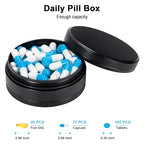 Metal Pill Box for Purse (Large)