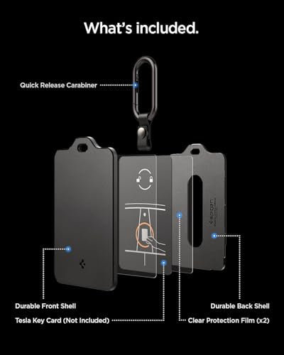Key Card Holder for Tesla Model Y (Carbon)
