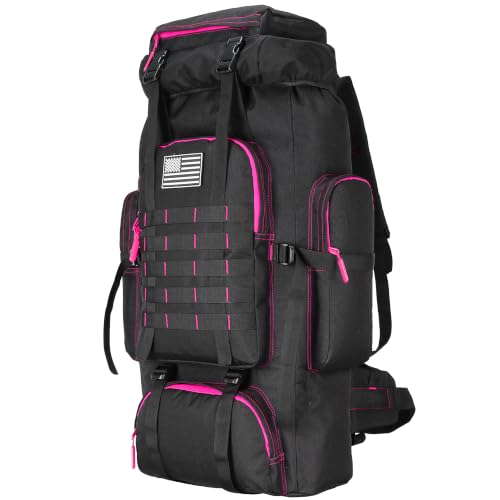 Hiking Backpack for Men 70L (70l-blackrose)