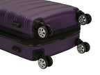 Melbourne Hardside 2 Piece Expandable Spinner Wheel Luggage Set (Purple / 2 Piece (20"/28"))