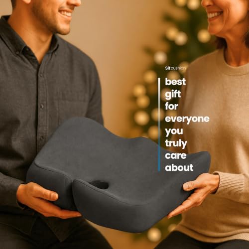 Driver Seat Cushion for Car (Gray)