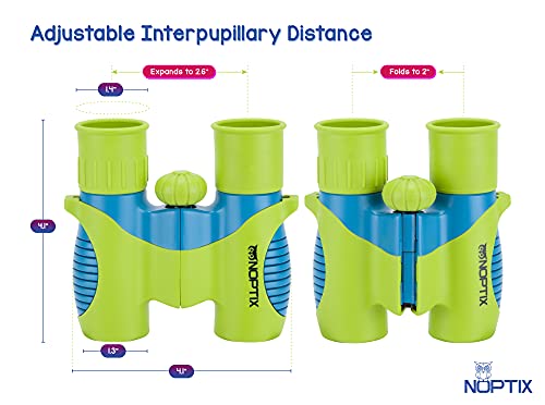 Binoculars for Kids (Green Blue)