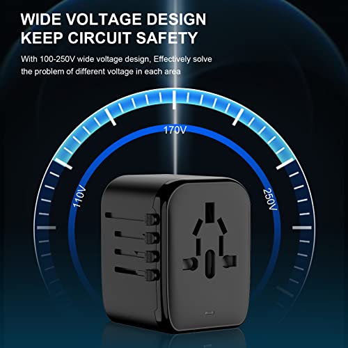 Universal Travel Adapter (Black)