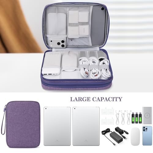 Electronic Organizer (10.8 x 8 x 3.15 inches / Dark Purple)