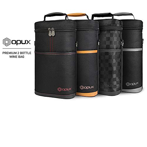 2 Bottle Wine Carrier Tote (Dark Gray)
