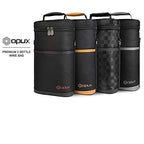 2 Bottle Wine Carrier Tote (Dark Gray)