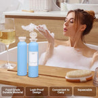 Travel Shampoo Bottle (Orange+light Blue)