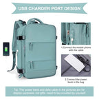 Travel Backpack For Women Men (25l / Blue)