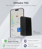 Ultra Thin Wallet Tracker Card [Apple MFi Certified] Air Tag Card (1-Pack / Dark Blue)