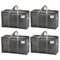 4 Pack Heavy Duty Moving Bags (4 Pack / Dark Gray)