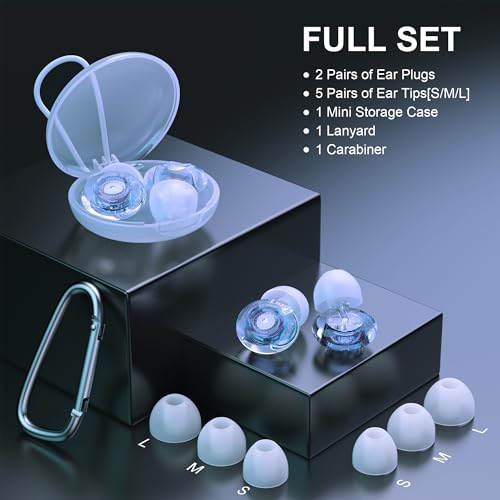 Ear Plugs for Concerts (Blue)