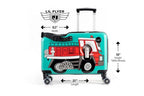 LIL FLYER GO Version 2 Ride On Suitcase for Kids (Firetruck V2)