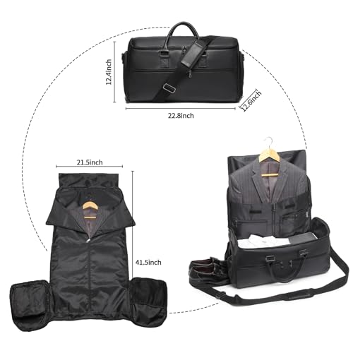 Carry On Garment Bag for Travel (Black / Travel)