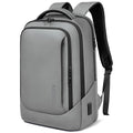 Laptop Backpack for Men for 15.6 Inch Computer Bag with USB A&C Charger (Grey / 15.6 inch)