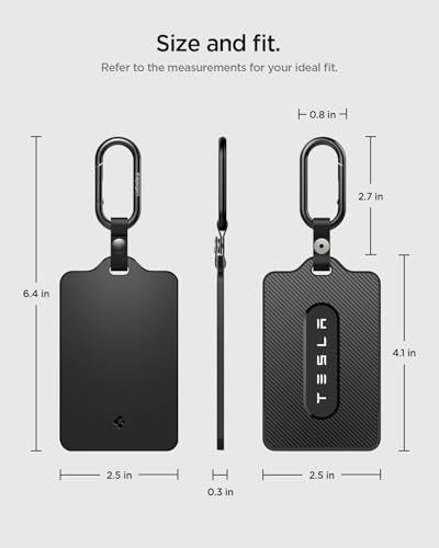 Key Card Holder for Tesla Model Y (Carbon)