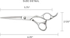 Cricket Shear Advantage Duo Professional Stylist 5.75" & 32T Stainless Steel Hair Cutting Scissors and Hair Thinning Shears Set, Value Set with Case and Accessories
