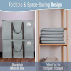 4 Pack Heavy Duty Moving Bags (4 Pack / Light Blue Matte)