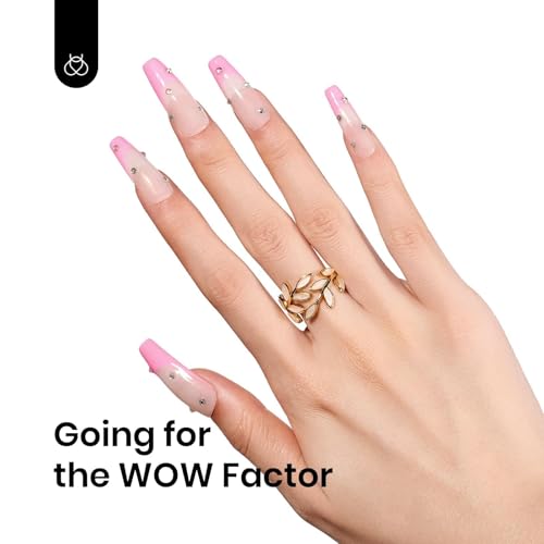 Beetles Pink Gel Nail Polish 15ML Soak Off UV Gel for Pastel Nail Art (B - Creme Pink | Flamingo Feather)