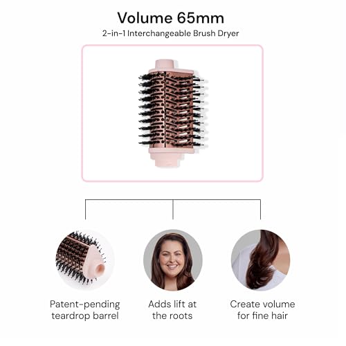 Multi Volume Dryer Brush Attachment (Attachment - Blush - Teardrop 60mm)