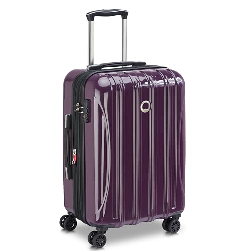 Helium Aero Hardside Expandable Luggage with Spinner Wheels (Plum / Carry-On Plus 21 Inch)
