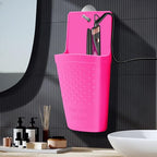 2 Pack Heat Resistant Silicone Hair Iron Mat and Pouch (2 Pack / Hot Pink)