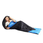 Camping Sleeping Bag (50-80°F Everyday 3 Season - Black XXL)