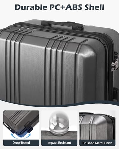 PC+ABS Hardshell Luggage (navy / 24 inch)