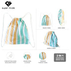 Beach Towel Backpack (1 Pack- Yellow Green / 75”x 35”)