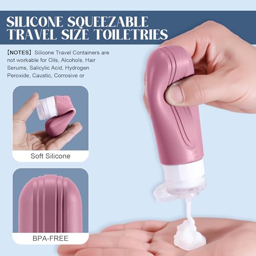 Travel Bottles for Toiletries (PURPLE)