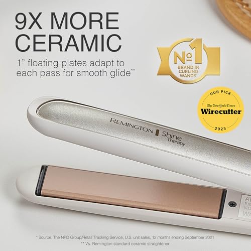 Shine Therapy 1 Inch Hair Straightener (Champagne / 1”)