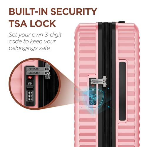 Expandable Luggage (Pink / DB/TB/28in)