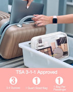 Clear Toiletry Bag 3 (Cloud White / Medium)