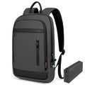 Business Backpack for Men Lightweight Commute Laptop Backpack Anti (17.3" / Classic / Grey)