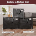 Heavy Duty Moving Bags (Dark Gray / 13 Gallon-4 Pack)
