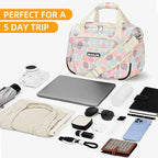 Underseat Carry On Luggage Bag (Corduroy Colorful Plaid / 16IN)